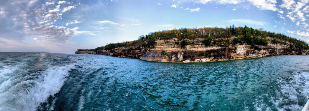 Pictured Rocks Michigan Cruise Panorama