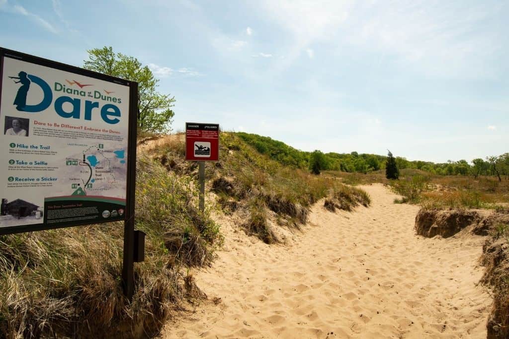 The Diana of the Dunes Dare is worth doing if you visit Indiana Dunes. The hike takes you over sand and boardwalks to explore the different successions.